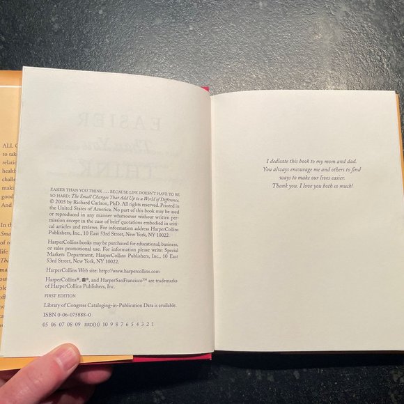 "Easier Than You Think: ..." by Richard Carlson, PhD. - Picture 5 of 5